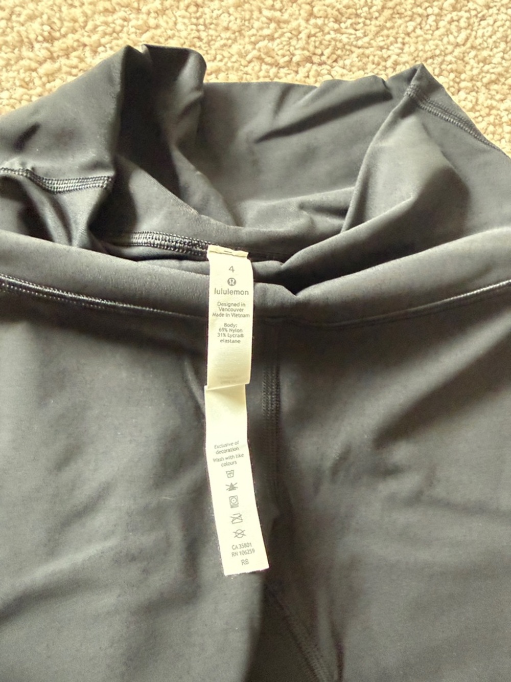 lululemon athletica Black Leggings